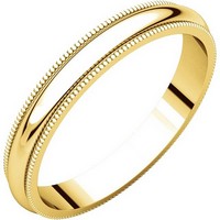 Comfort Fit, 3.0mm Wide Wedding Band