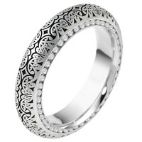 Palladium Verona Lace Eternity Wedding Band Juliet