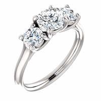14K Gold Past, Present, Future Anniversary Band  (1.50ct. tw.)