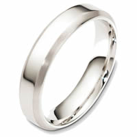 14K Gold 5.0mm Wide, Comfort Fit Wedding Band