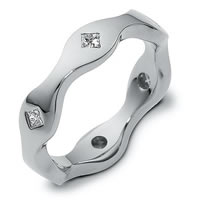 Item # A121981WE - Diamond Wedding Band 18K for Women
