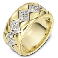 Item # A133631 - 14K Gold Diamond Wedding Band