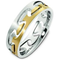 Item # B123981 - Together Free 14K Two Tone Gold Wedding Ring