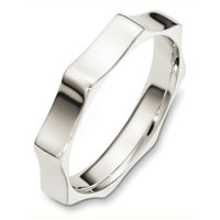 Item # B129911W - 14 Kt White Gold Wedding Band