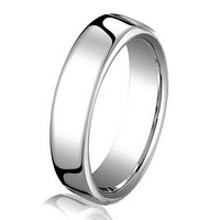 Item # B25813WE - 18Kt White Gold 3.5mm Comfort Fit  Wedding Ring