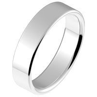 Item # B25823AG - Silver 4.5 mm Comfort Fit Wedding Ring