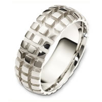 Item # C126221WE - 18 Kt White Gold Wedding Band
