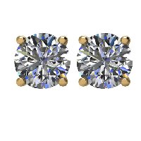 Item # E71001E - 18K Diamond Stud earrings