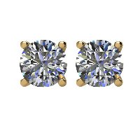 Item # E71501 - 14K 1.50 ct Round Diamond Earrings 1.50ct.