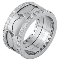 Item # F3084012DWE - 18K Diamond Wedding Ring