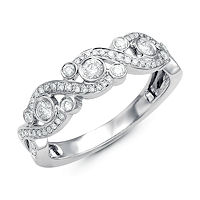Item # M31909WE - 18Kt White Gold 0.37 Ct Tw Diamond Ring