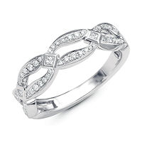 Item # M31911WE - 18Kt White Gold 0.28 Ct Tw Diamond Ring