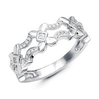 Item # M31912PP - Platinum 0.16 Ct Tw Diamond Ring