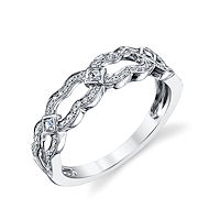 Item # M31913W - 14Kt White Gold 0.20 Ct Tw Diamond Ring