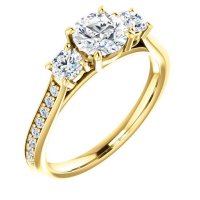 Item # S128553 - 14K Diamond Engagement Ring