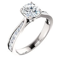 Item # S128692AW - 14K Engagement Ring Timeless