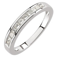 Item # S67857PD - Palladium, Princess Cut Diamond Anniversary Ring