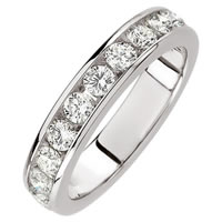 Item # S68537PP - Platinum Diamond Anniversary Ring
