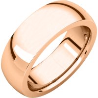 Item # s7685R - 14K Rose Gold Very Heavy Comfort Fit 7.0mm Wide