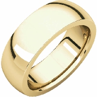 Item # s7685 - 14K Yellow Gold Very Heavy Comfort Fit 7.0mm Wide