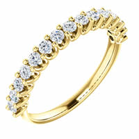 Item # SR128858050E - 18K Gold Eternal-Love Anniversary Ring. 0.50CT