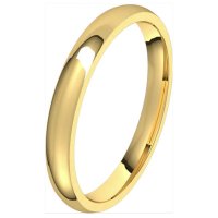 Item # V1238025 - Plain 2.5mm Wide 14K Yellow Gold Band