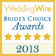 '13 Bride's Choice Award Winner