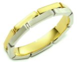 14K Contemporary Wedding Rings