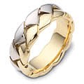14K Gold Hand Crafted Wedding Rings