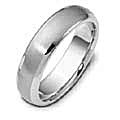 18K White Gold Wedding Bands