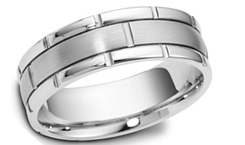 contemporary men wedding rings
