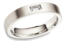 band platinum wedding ring