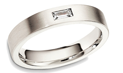 band platinum ring wedding