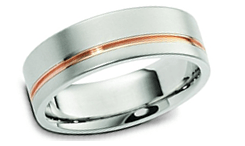 Wedding ring tricolor