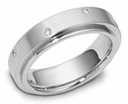 Palladium Diamond Rings
