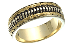 Hand crafted wedding bands image