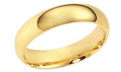 Plain gold wedding ring price