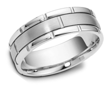 band platinum ring wedding