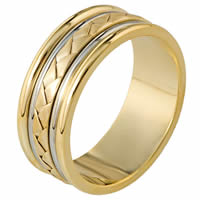 Item # 110111 - 14 kt Hand Made Wedding Band