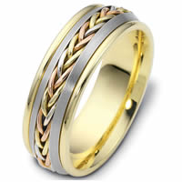 Item # 110221E - Wedding Ring 18 kt Hand Made