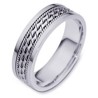Item # 110231PP - Platinum Comfort Fit 7mm Wide Wedding Band