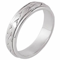 Item # 110251PD - Palladium Hand Made Wedding Band