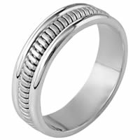 Item # 110281PP - Platinum hand made Wedding Band