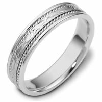 Item # 110561PD - Palladium Comfort Fit 5mm Handmade Wedding Band