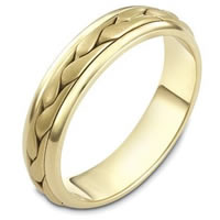 Item # 110611 - 14 kt Hand Made Wedding Ring