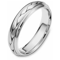 Item # 110621PP - Platinum hand made Wedding Band