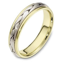 Item # 110661E - Wedding Band 18 kt Hand Made