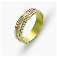 Item # 110681 - 14 kt Hand Made Wedding Band