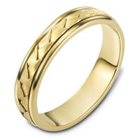 Item # 110731 - 14 kt Hand Made Wedding Band