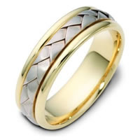 Item # 110781E - 18 kt Hand Made Wedding Band